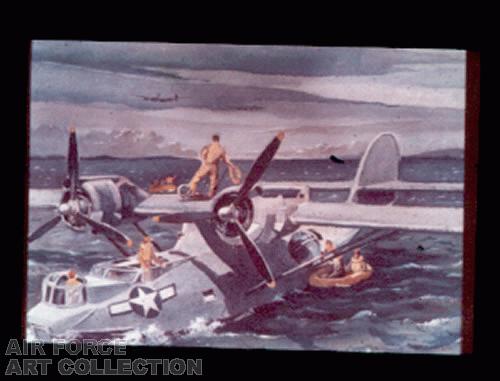 PBY ON AN AIR-SEA RESCUE MISSION